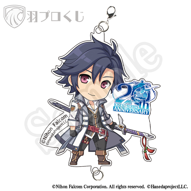 Falcom　羽プロ　アドル　リィン　カード　アクリルチャーム　② Falcom羽プロアドルリィンカードアクリルチャーム②